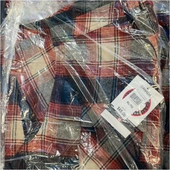 NWT Men’s Canada Weather Gear Flannel With Chambray Lining XL - Picture 4 of 4
